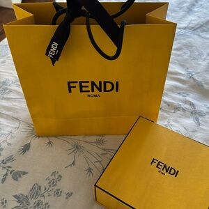 FENDI F24 shopping bag and small box